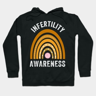 In April We Wear Orange Infertility Awareness Week retro Hoodie